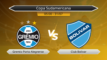 Copa Sudamericana Gremio Porto Alegrense VS Club Bolivar