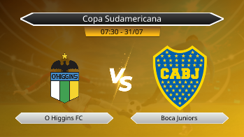 Copa Sudamericana O Higgins FC VS Boca Juniors