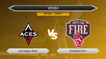 WNBA Las Vegas Aces VS Portland Fire
