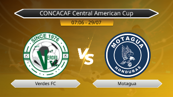 CONCACAF Central American Cup Verdes FC VS Motagua