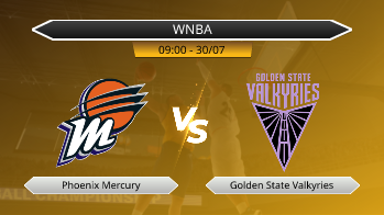 WNBA Phoenix Mercury VS Golden State Valkyries