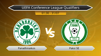 UEFA Conference League Qualifiers Panathinaikos VS Paksi SE