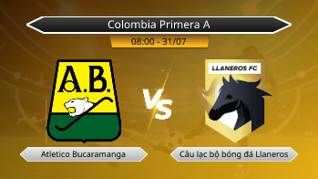 Colombia Primera A Atletico Bucaramanga VS Câu lạc bộ bóng đá Llaneros