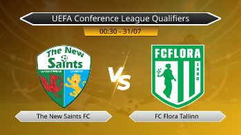 UEFA Conference League Qualifiers The New Saints FC VS FC Flora Tallinn