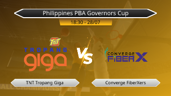 Philippines PBA Governors Cup TNT Tropang Giga VS Converge FiberXers