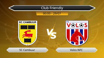 Club Friendly SC Cambuur VS Volos NFC