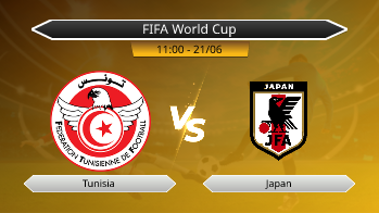 FIFA World Cup - Tunisia vs Japan