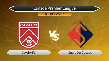 Canada Premier League Cavalry FC VS Supra Du Quebec
