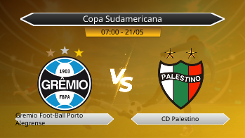 Copa Sudamericana Gremio Foot-Ball Porto Alegrense VS CD Palestino