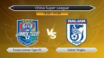 China Super League Tianjin Jinmen Tiger FC VS Dalian Yingbo